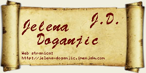 Jelena Doganjić vizit kartica